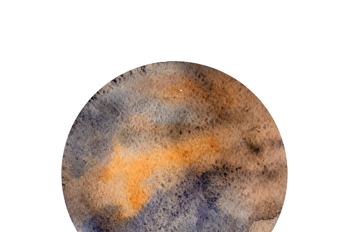 Astronomy, watercolor planets, an Illustration by Bychovsky design (Photo 5 of 5)
