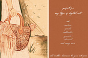 Terracotta Fine Art Paper Set, a Texture Graphic by Liquid Amethyst Art (Thumbnail 6 of 9)
