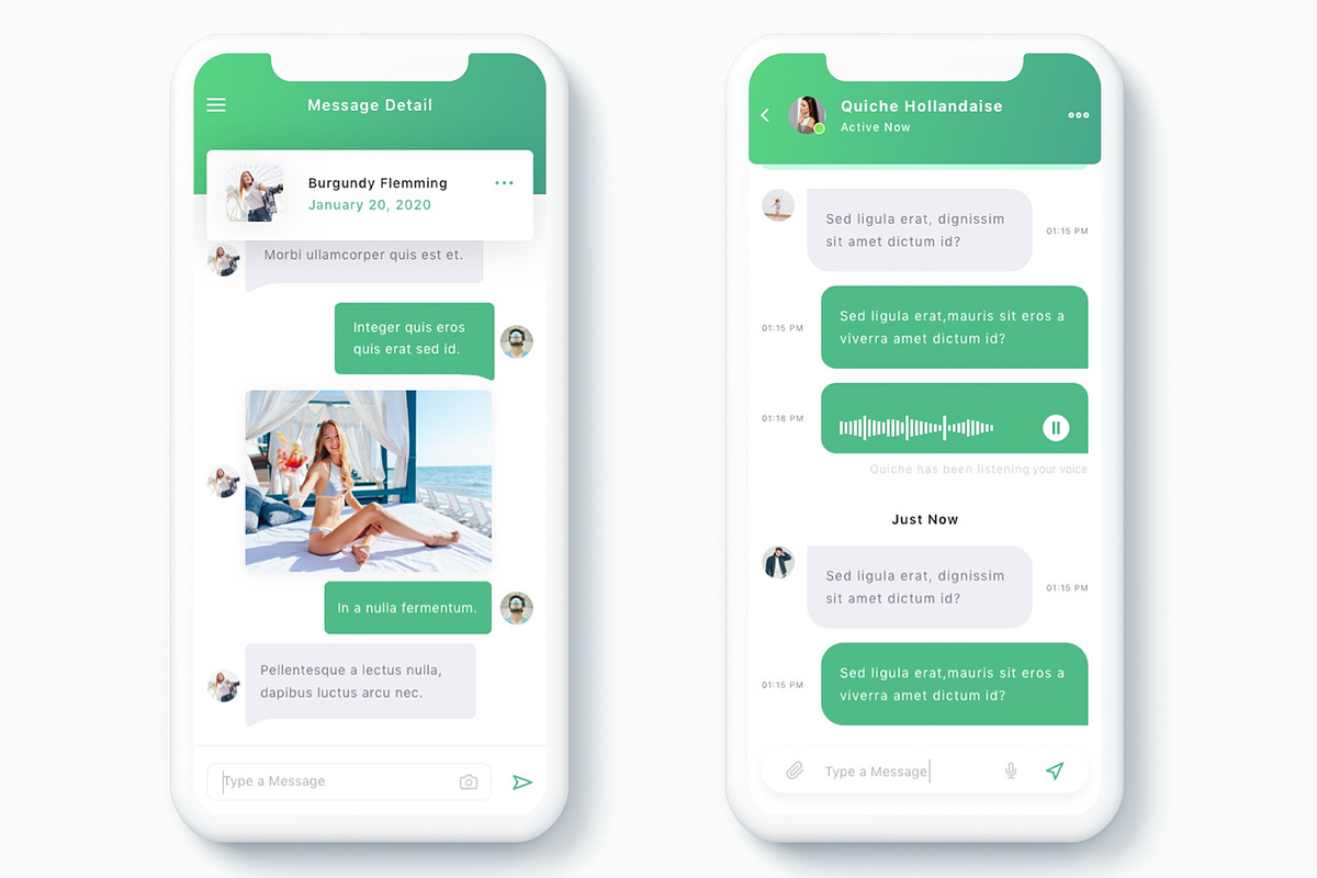 Chat App UI Kit Bundle, an App Template by Betush (Photo 3 of 3)