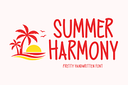 Summer Harmony Typeface, a Handwritten Font by Seemly Fonts (Thumbnail 1 of 5)