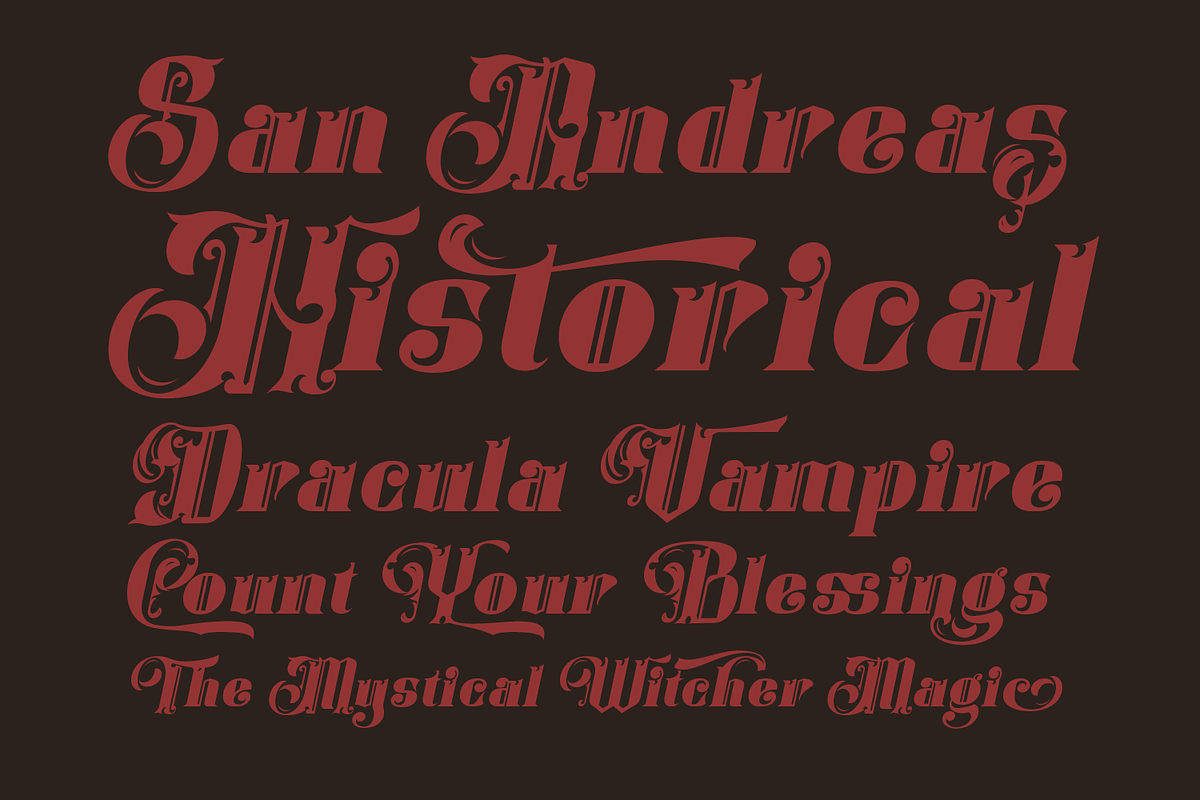 Monevilcy Antique Font, a Blackletter Font by TypeClassHeroes (Photo 12 of 15)