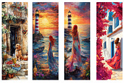 Mediterranean Bookmark Sublimation, an Illustration by Designworld (Thumbnail 3 of 5)