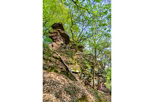 Sandstone rocks in the palatinate forest germany featuring palatinate, a Nature Photo by Leonid Andronov