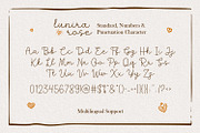 Lunira Rose - Handwritten Script, a Script Font by Hasbi Creative (Thumbnail 9 of 9)