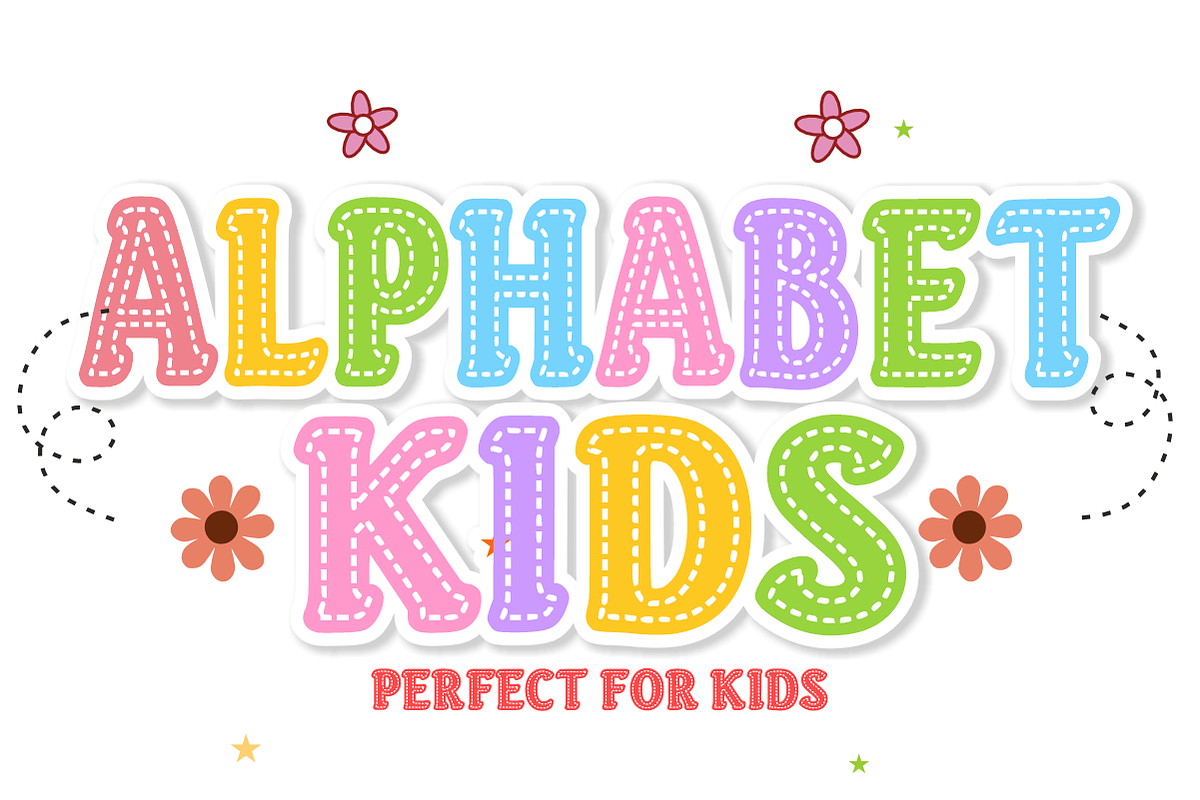 Spring Heart – Sweet & Playful Font, a Serif Font by KiddoGlyphs Studio (Photo 2 of 4)