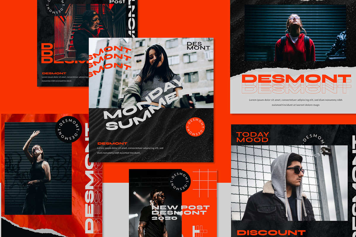 Desmont Instagram Post and Story, a Social Media Template by Compaq_Creative (Photo 2 of 10)