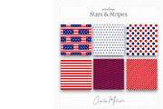 Stars Stripes Seamless Patterns, a Pattern Graphic by Creative Matrix82 (Thumbnail 5 of 6)