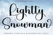 Lightly Snowman, a Handwritten Font by FreshTypeINK (Thumbnail 1 of 8)