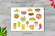 Kawaii Mexican Food, a Food Illustration by Boo Guevara Shop (Thumbnail 3 of 4)