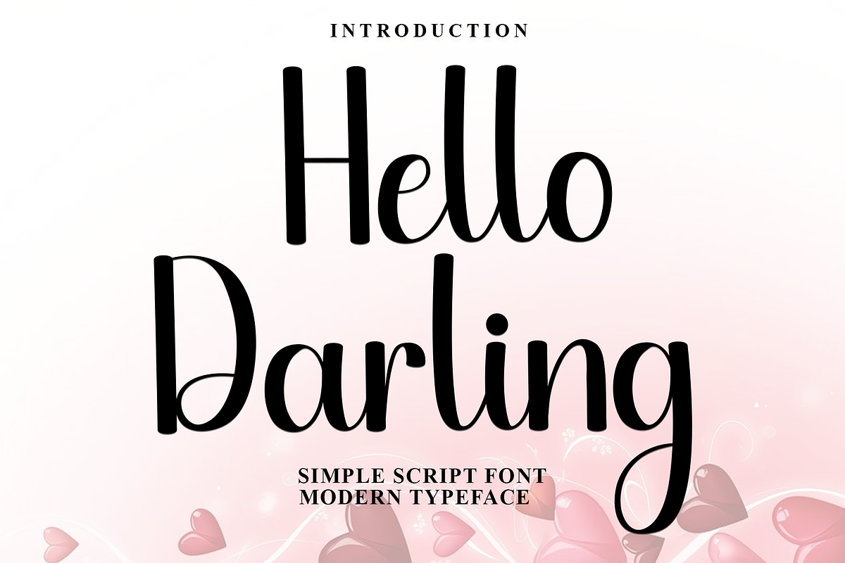 Hello Darling, a Handwritten Font by FreshTypeINK (Photo 1 of 8)