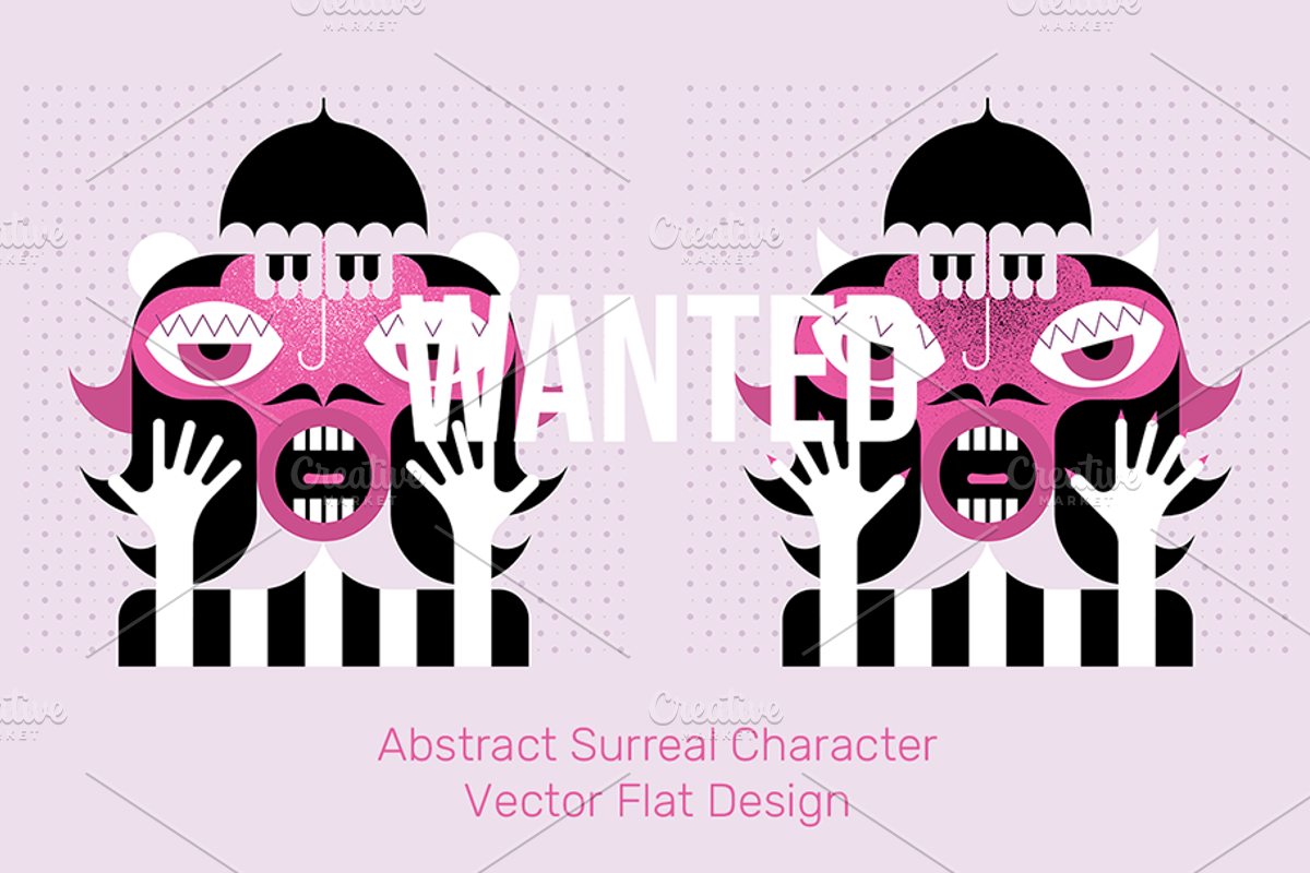 Surreal Vector Character Design, an Illustration by danjazzia (Photo 1 of 2)