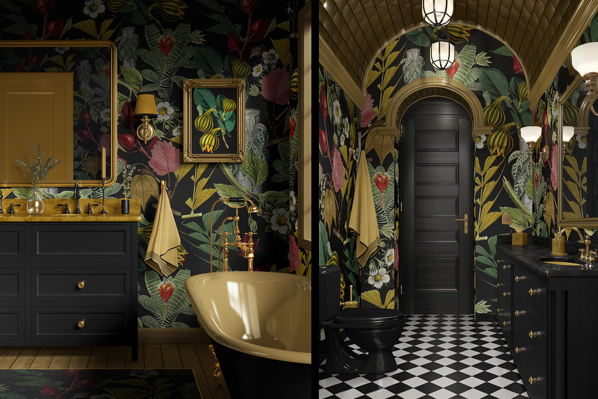 Jungle Epiphany Floral Pattern, a Pattern Graphic by Fabrivo (Photo 2 of 9)