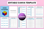 ADHD Planner Kdp Interior, a Social Media Template by Coco Bloom (Thumbnail 2 of 7)