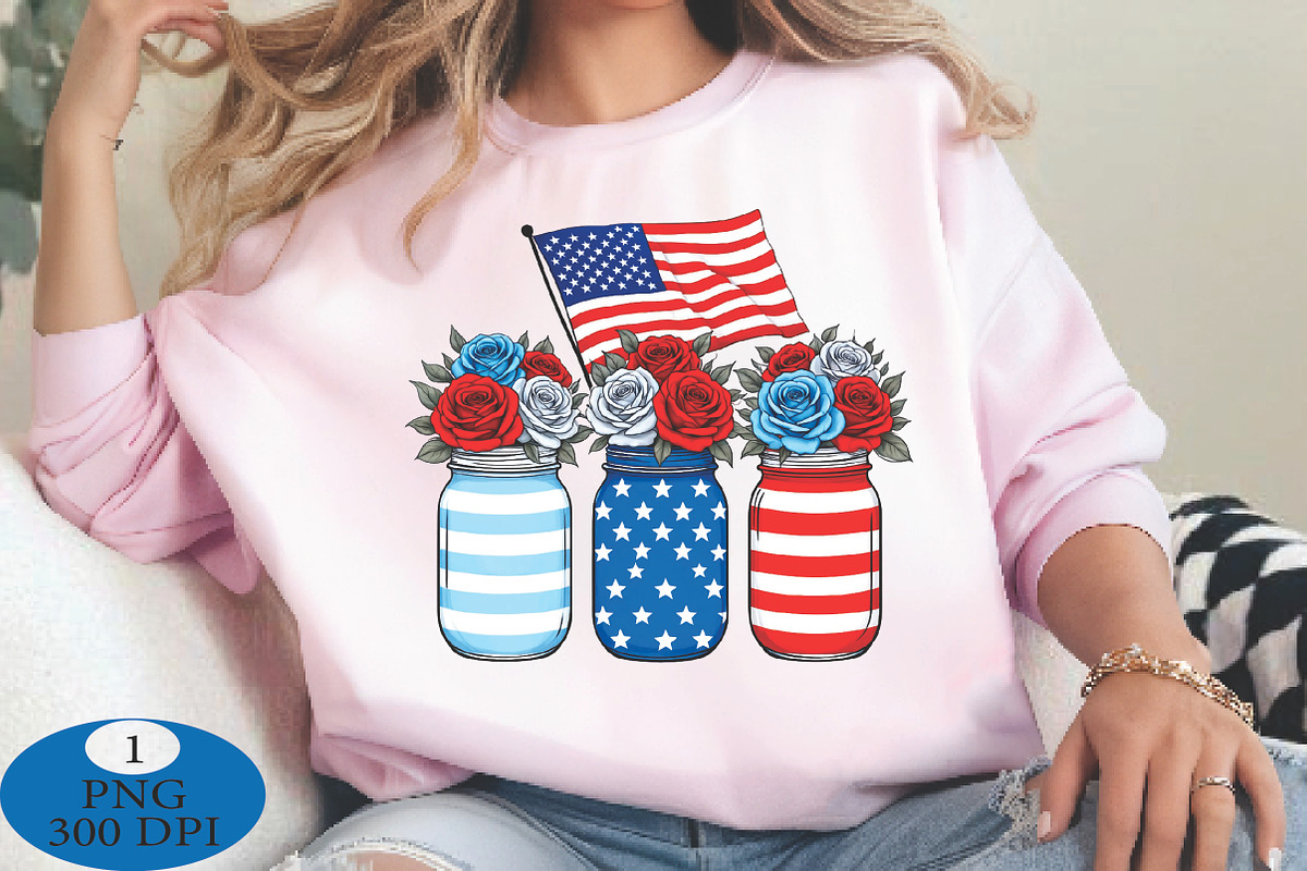 4th of July Sublimation, a Seasonal Illustration by Daily.Designs (Photo 3 of 5)