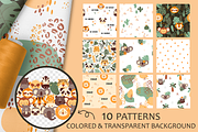 Jungle & Safari Portrait Animals Set, an Animal Illustration by moolesya (Thumbnail 14 of 18)