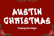 Austin Christmas, a Blackletter Font by Yoga Letter (Thumbnail 1 of 6)