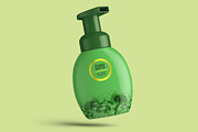 Foaming Soap Dispenser Bottle Mockup, a Cups & Container Mockup by Digitalphaser (Thumbnail 5 of 8)
