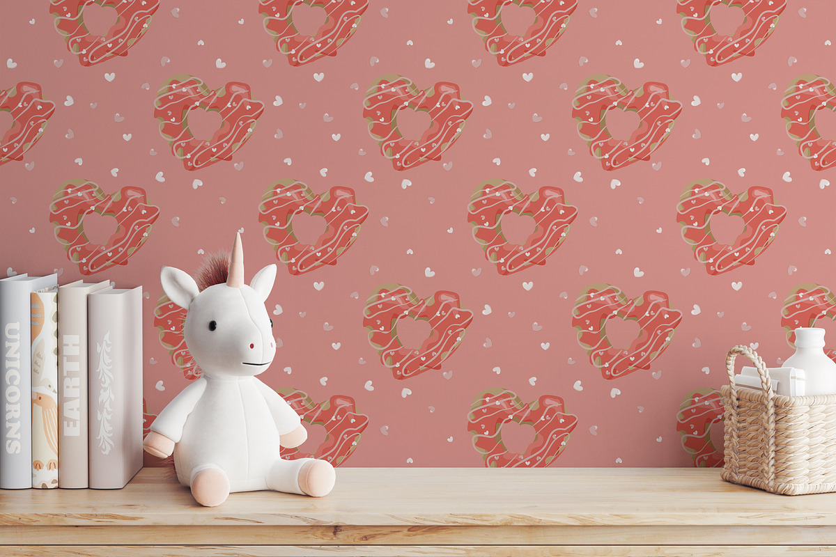 Pastries Bakery Clipart & Pattern, a Food Illustration by Vaniuta_Art (Photo 11 of 13)