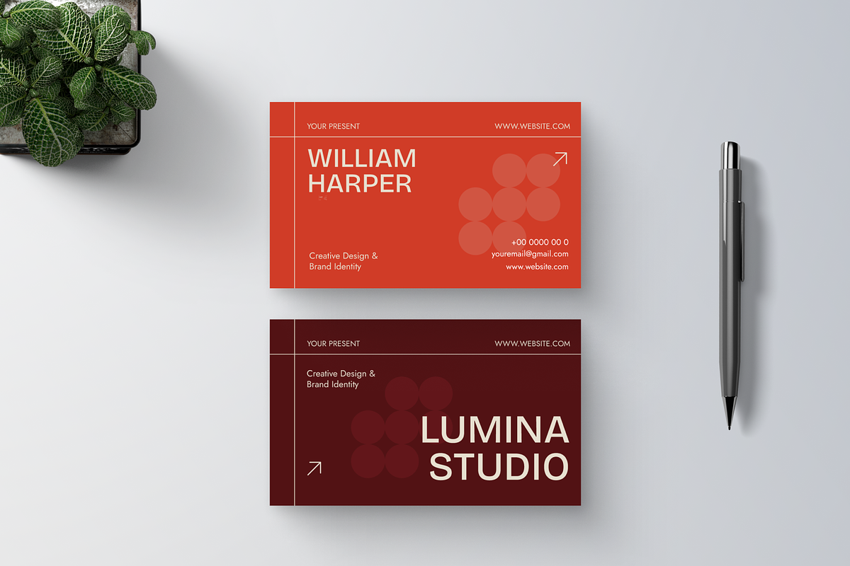 Modern Minimalist Business Card, a Business Card Template by Annora Studio (Photo 4 of 6)