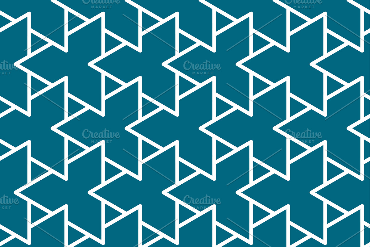 Seamless Islamic star patterns, a Pattern Graphic by Neopat (Photo 4 of 9)