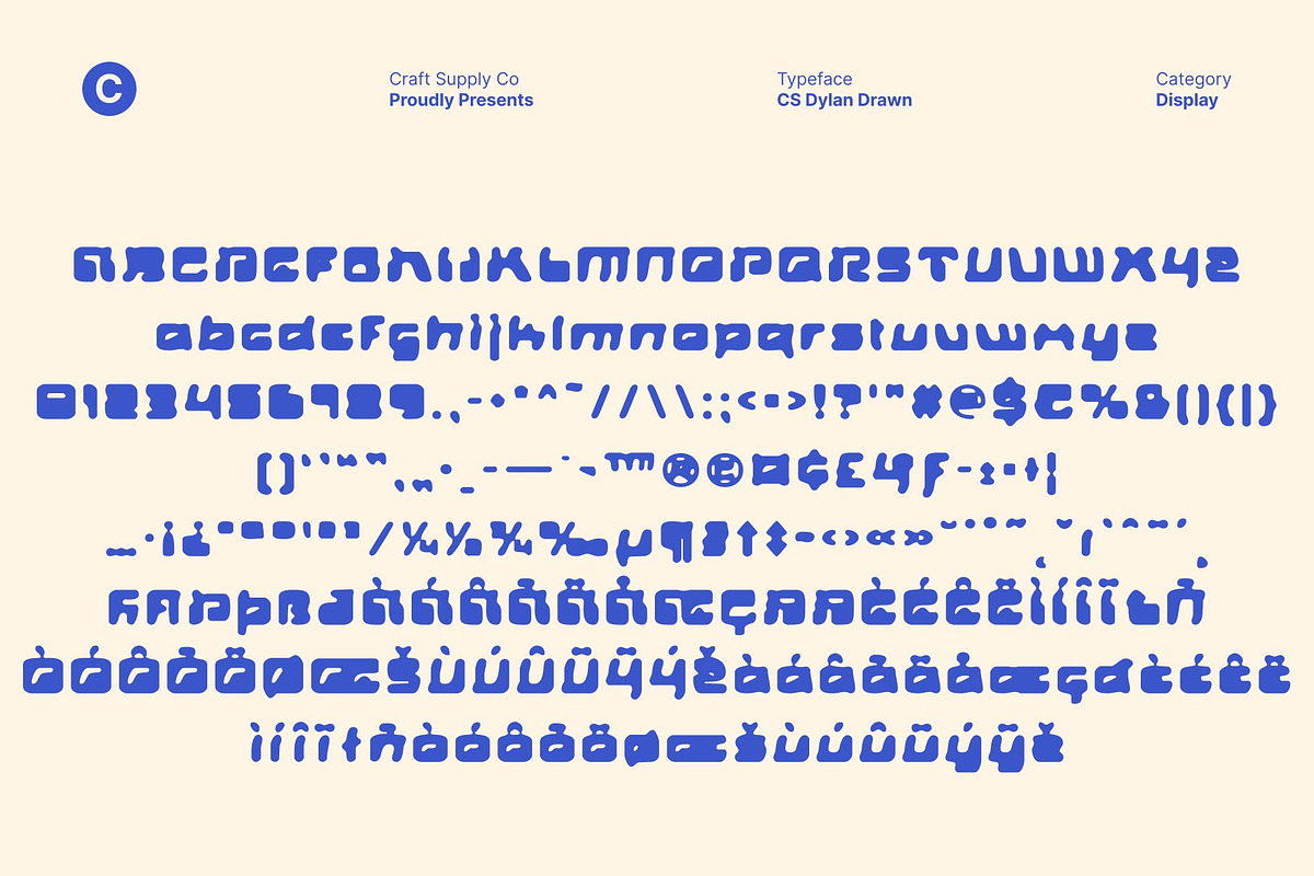 CS Dylan Drawn, a Sans Serif Font by Craft Supply Co. (Photo 8 of 8)