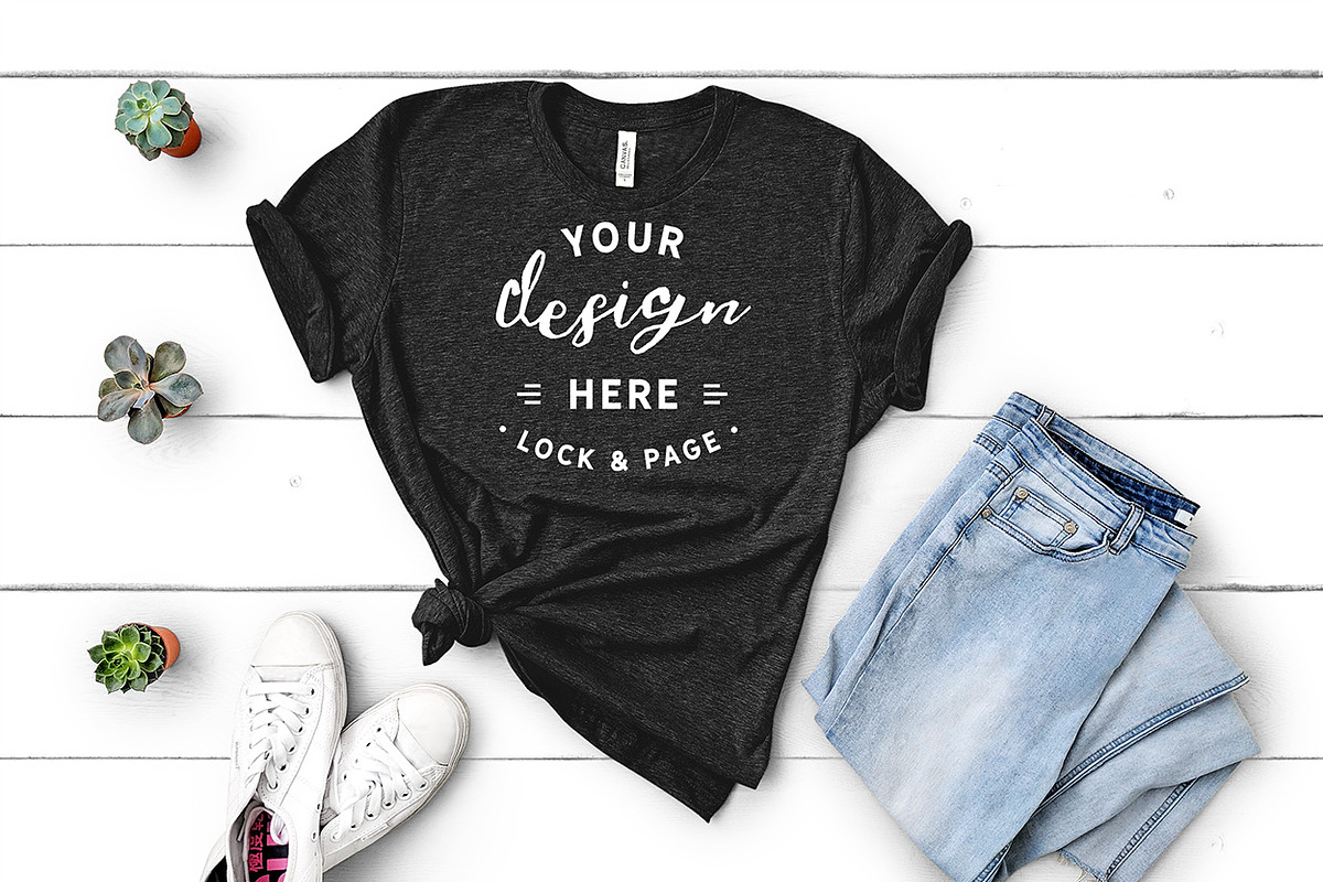 Bella Canvas T-Shirt Mockup Bundle, a Shirt Mockup by lock and page (Photo 62 of 85)