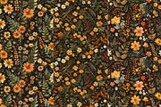 8 Autumn Woodland Ferns Patterns, a Pattern Graphic by Inknfolly (Thumbnail 2 of 6)