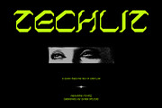 Reduste – Dark Techno Sci-Fi Font, a Sans Serif Font by Drizy (Thumbnail 2 of 10)