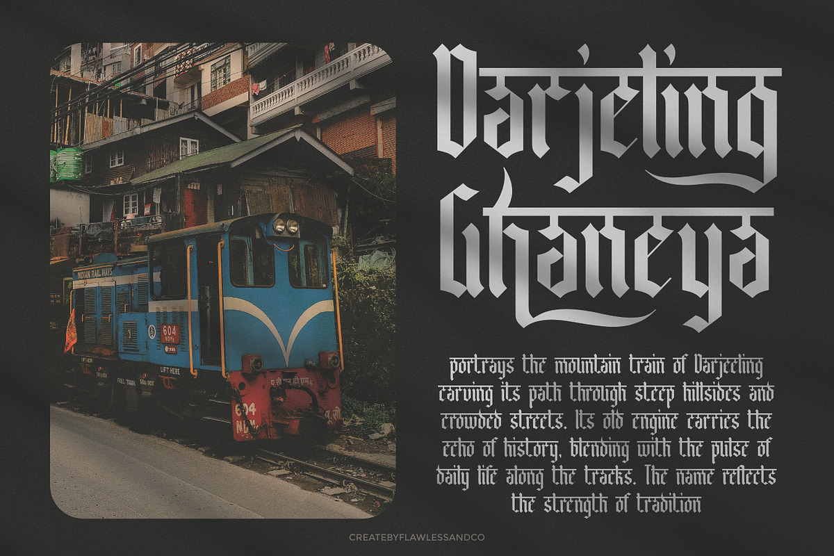 Bhavindra - Hindi Blackletter Font, a Blackletter Font by Flawless And Co (Photo 2 of 10)