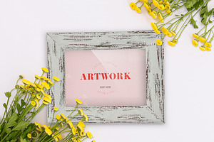 Floral Frames Mockup