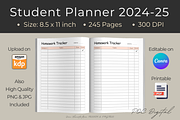 Student Planner Template 2024-25, a Templates & Theme by POC Digital (Thumbnail 6 of 9)