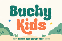 Buchy Kids - Playful Groovy Font