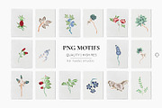 Bordeaux Garden Vintage Floral Print, a Pattern Graphic by Pink Linen (Thumbnail 5 of 13)
