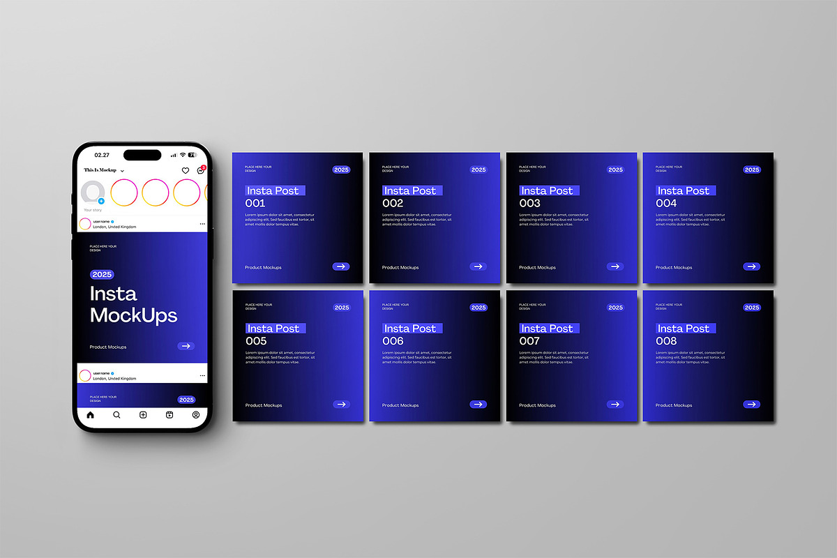 Instagram Mockup, a Product Mockup by mockarts