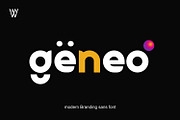 Geneo Bold Modern Sans, a Sans Serif Font by WhymoreArt (Thumbnail 1 of 10)