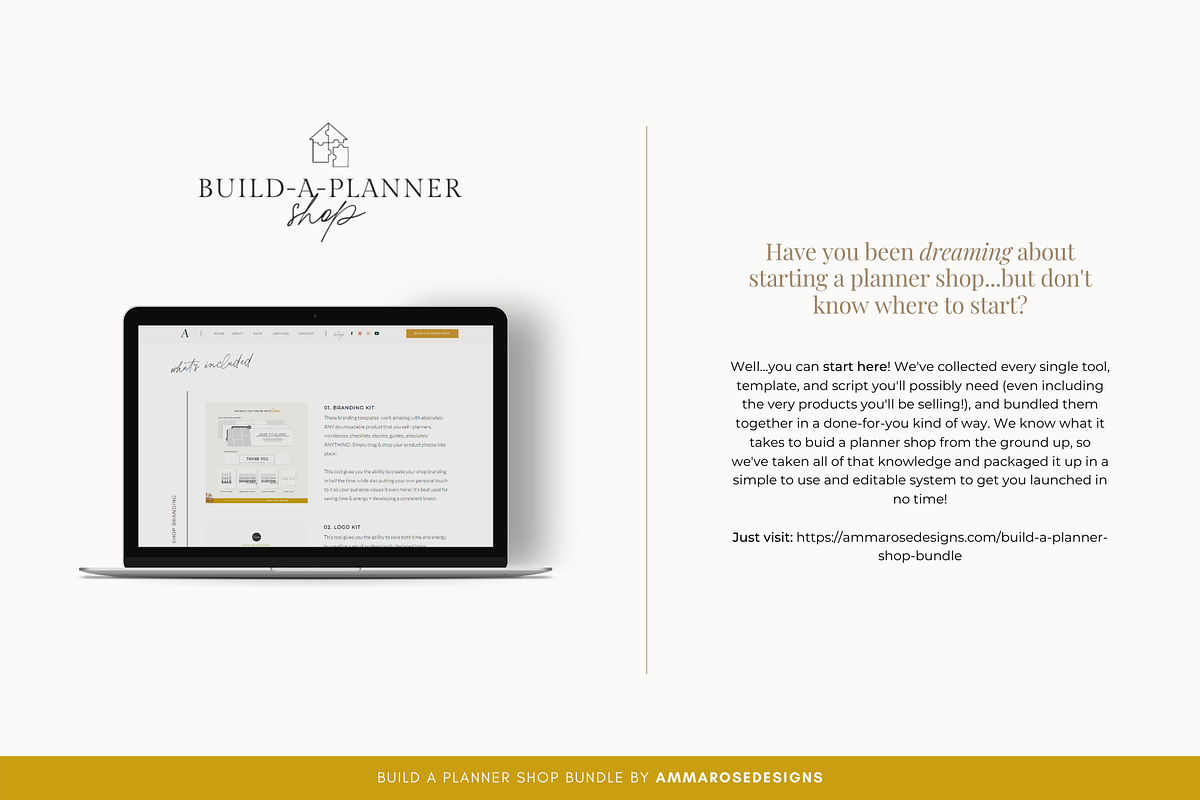 White Label Marketing Planner, a Stationery Template by ammarosedesignsllc (Photo 9 of 10)