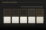 Art Deco Seamless Patterns Vol 1, a Pattern Graphic by Wingsart Studio (Thumbnail 2 of 4)