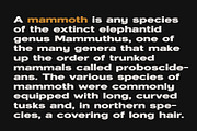 Mammoth - Wide & Bold, a Sans Serif Font by HipFonts (Thumbnail 2 of 9)