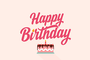 Happy Birthday illustrations