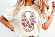 Day Of The Dead Skull PNG, Sugar, an Illustration by SharpMarketplace (Thumbnail 2 of 9)