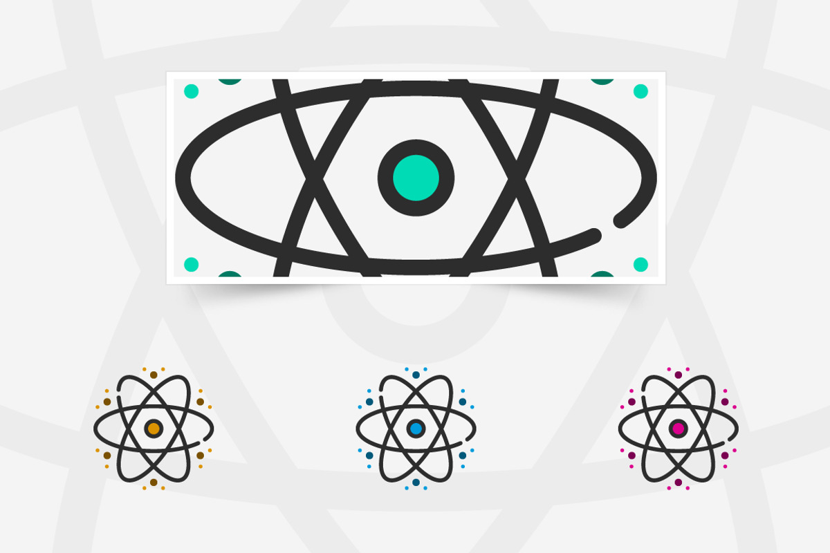 Atom Logo, a Branding & Logo Template by MAOV (Photo 2 of 5)
