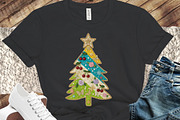Colorful Glitter Yarn Christmas Tree, an Illustration by designcity5 (Thumbnail 4 of 8)