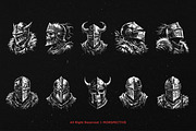 10 Bundle Dark Art Skull Warrior, an Illustration by Morspective (Thumbnail 6 of 7)