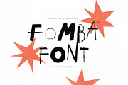 Fomba, a Sans Serif Font by vuuuds (Thumbnail 1 of 10)