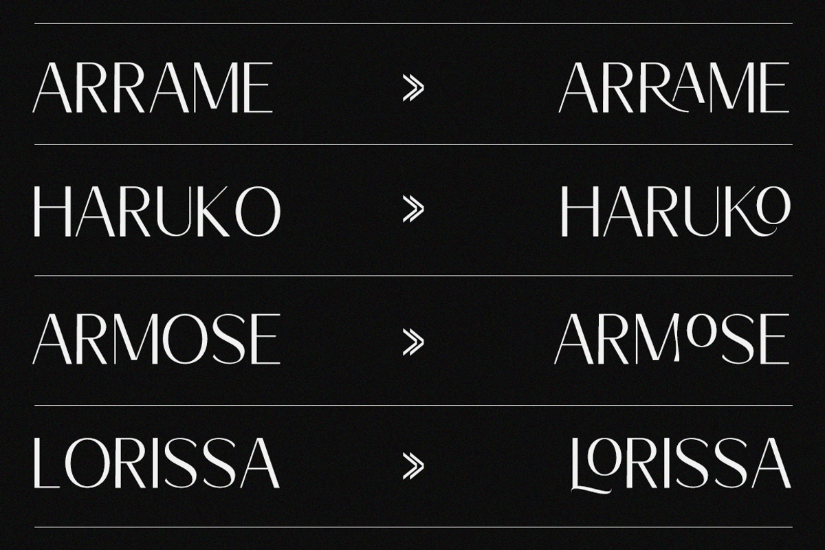 Veronica - Modern Stylish, a Sans Serif Font by RockboyStd (Photo 8 of 12)