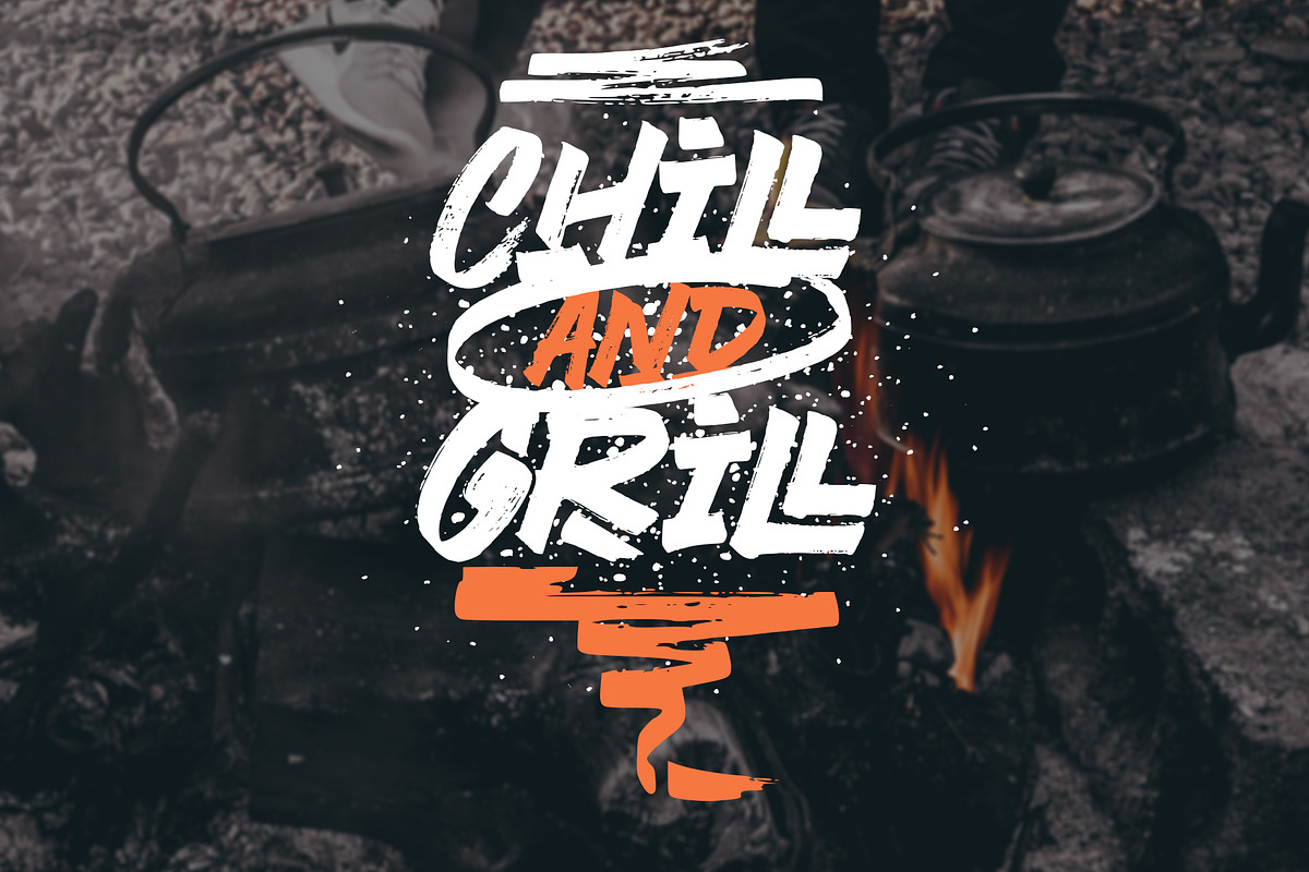 Black Finger Brush Font, a Blackletter Font by Rochart (Photo 9 of 15)