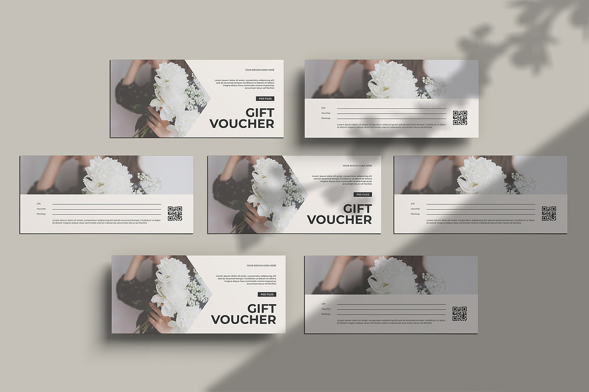 Gift Voucher Mockup, a Merchandise Mockup by graphicpages (Photo 17 of 17)