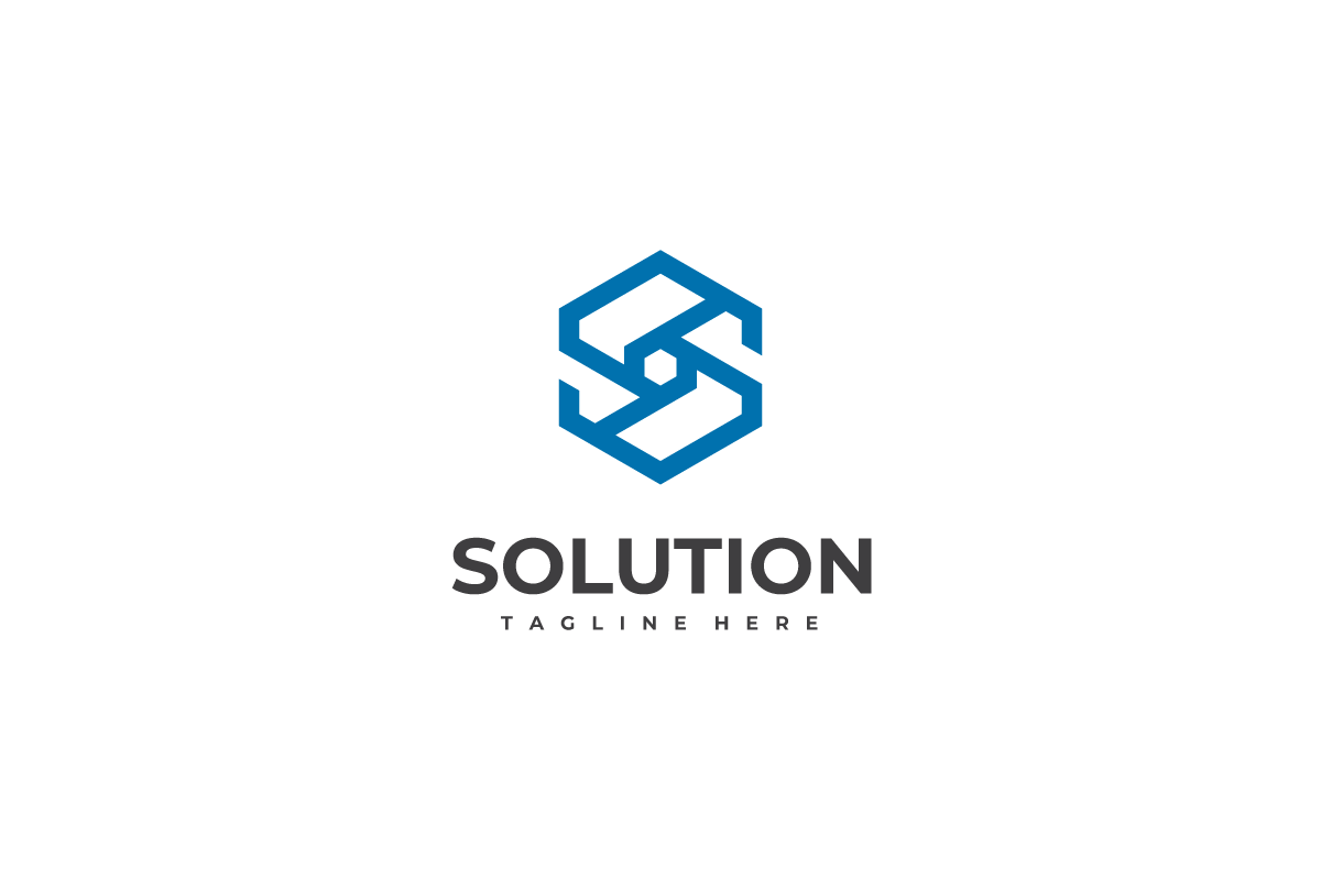 Solution - Geometric Letter S Logo, a Branding & Logo Template by yopie (Photo 4 of 6)