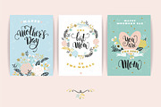 15 greeting cards for Mother's Day, a Card Template by Nadia Grapes (Thumbnail 3 of 6)