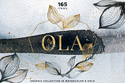 OLA Watercolor Graphic Collection, a Decorative Illustration by Olga Begak Art & Design (Thumbnail 1 of 14)